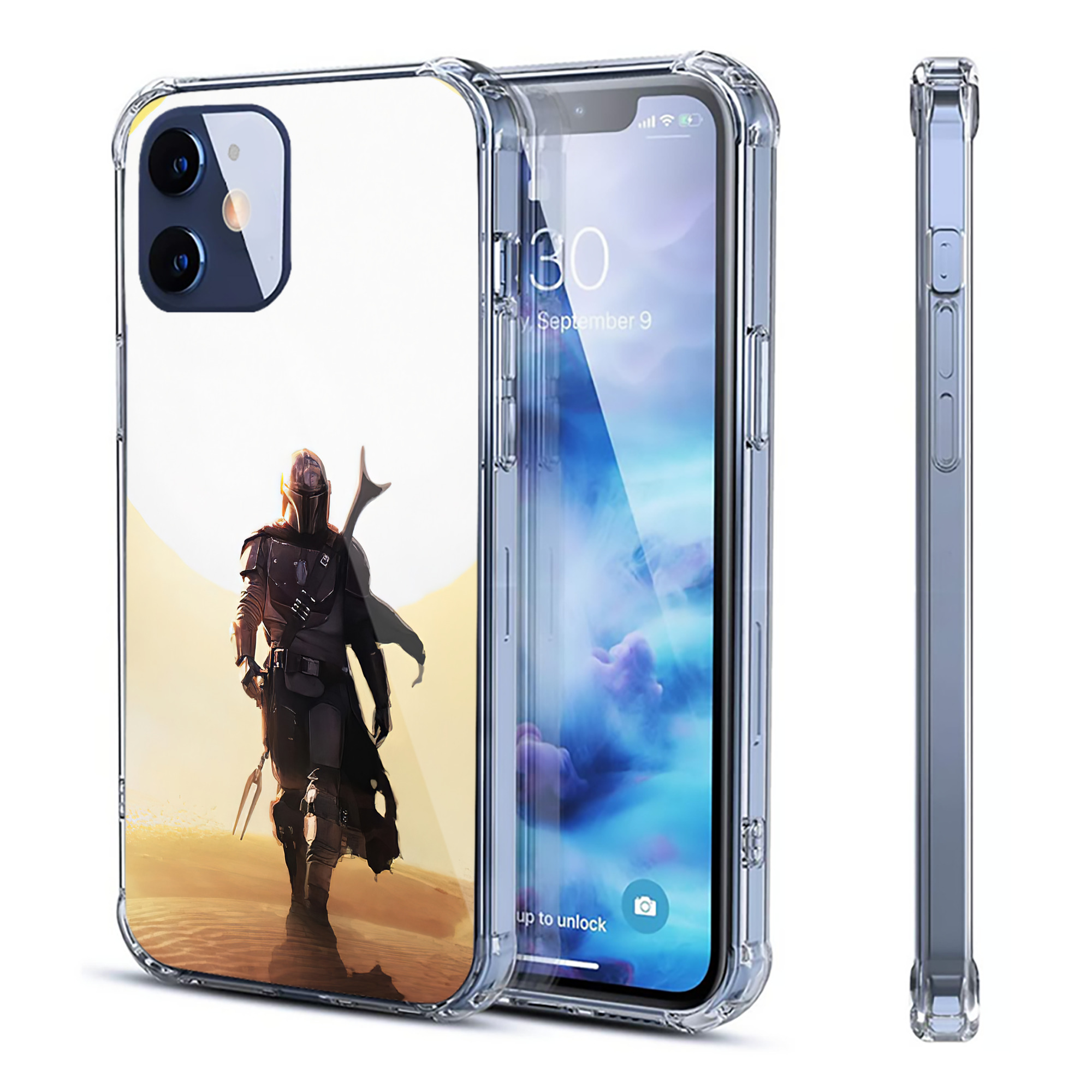 （画像用） スター・ウォーズ Star Wars 【iPhone 12シリーズ対応】透明スマホケース（クリアソフトケース）